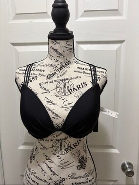 Victoria's secret beach macrame push up bikini top